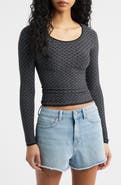 Free People Love Letter Long Sleeve Top