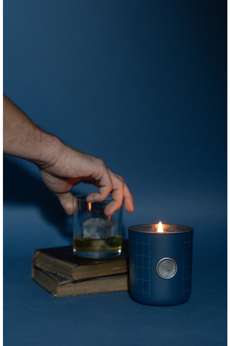 Silver Hour Candle, Alternate, color, Blue