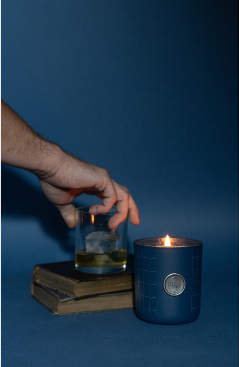 Bond & Grace Silver Hour Candle, Alternate, color, Blue