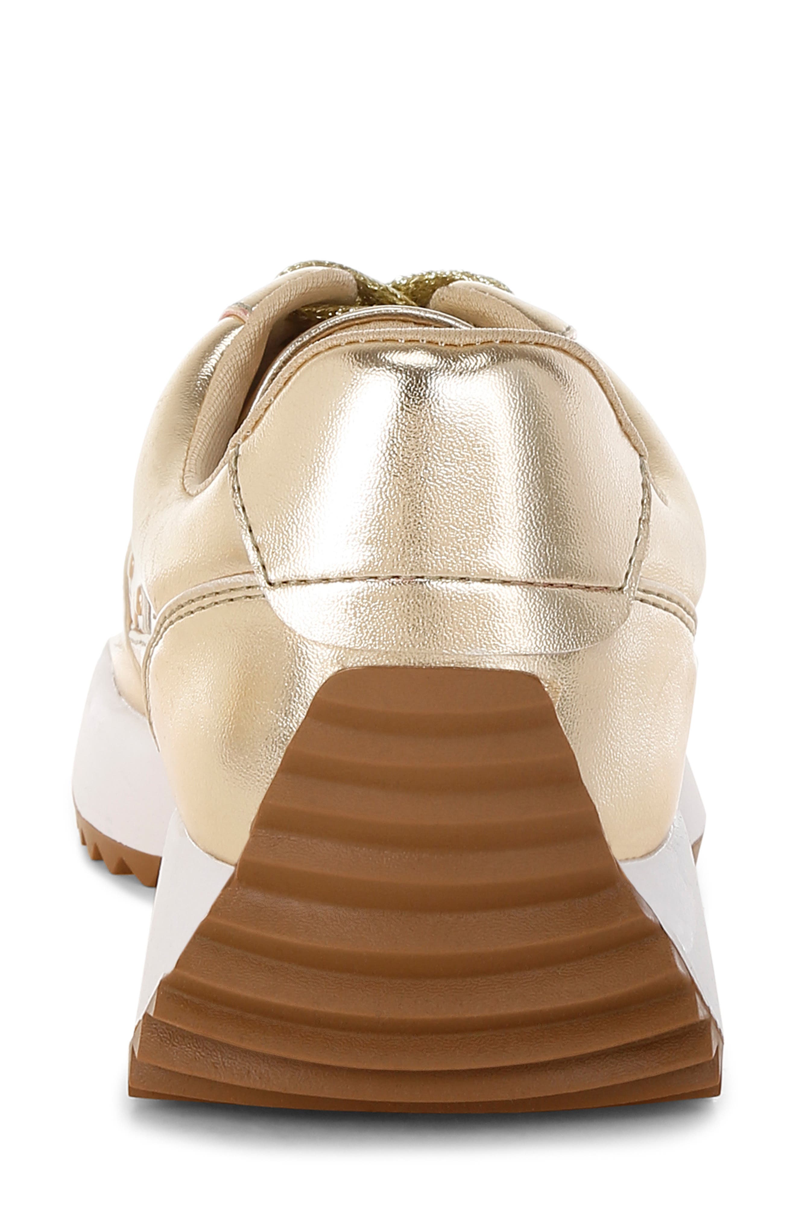Rag & Co Mujori Sneaker, Alternate, color, Gold