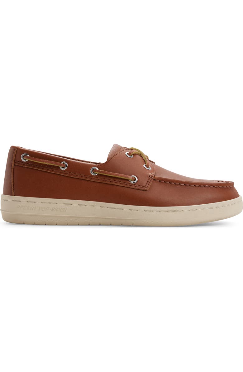 Sperry Strake 2-Eye Boat Shoe, Alternate, color, Tan