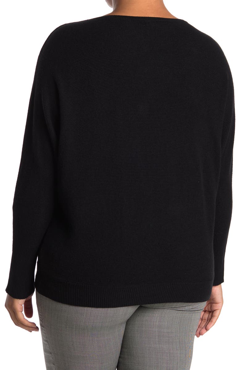 T Tahari Dolman Sleeve Thermal Sweater, Alternate, color, 