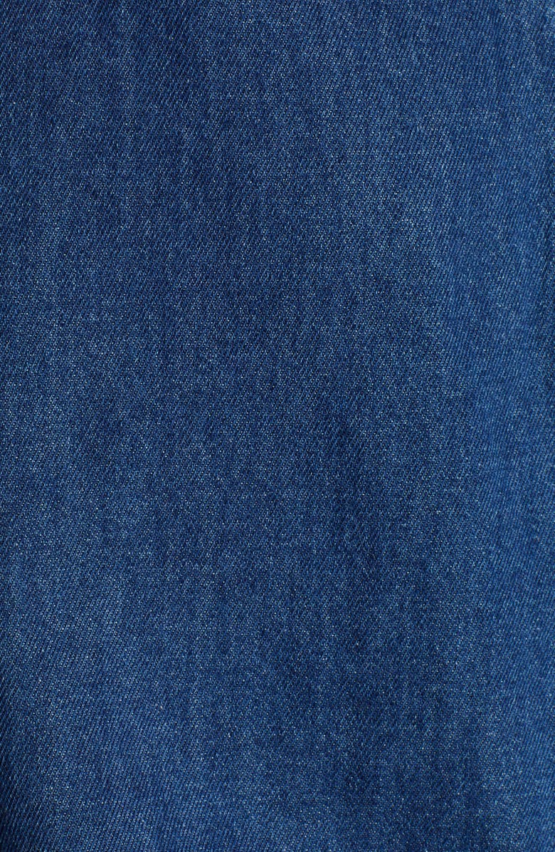 VERO MODA Flavia Flounce Sleeve Chambray Shirt, Alternate, color, 