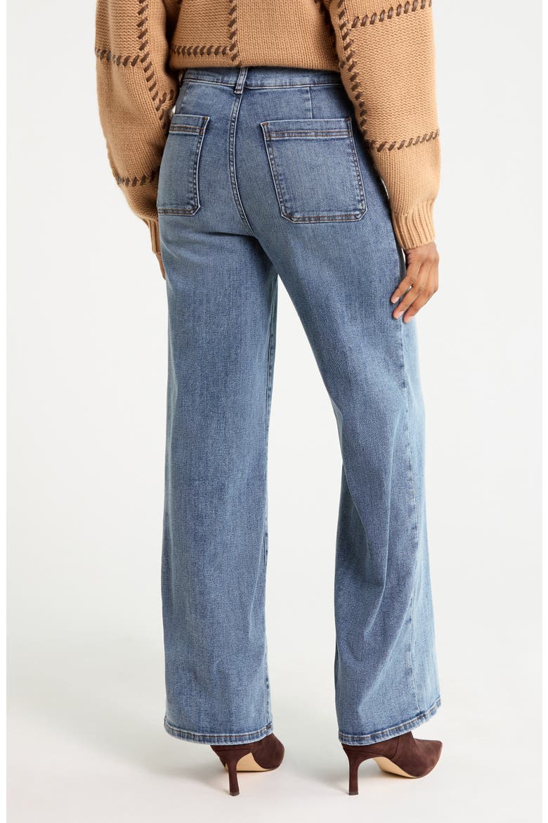The Bardot High Waist Wide Leg Jeans, Alternate, color, NUANCE