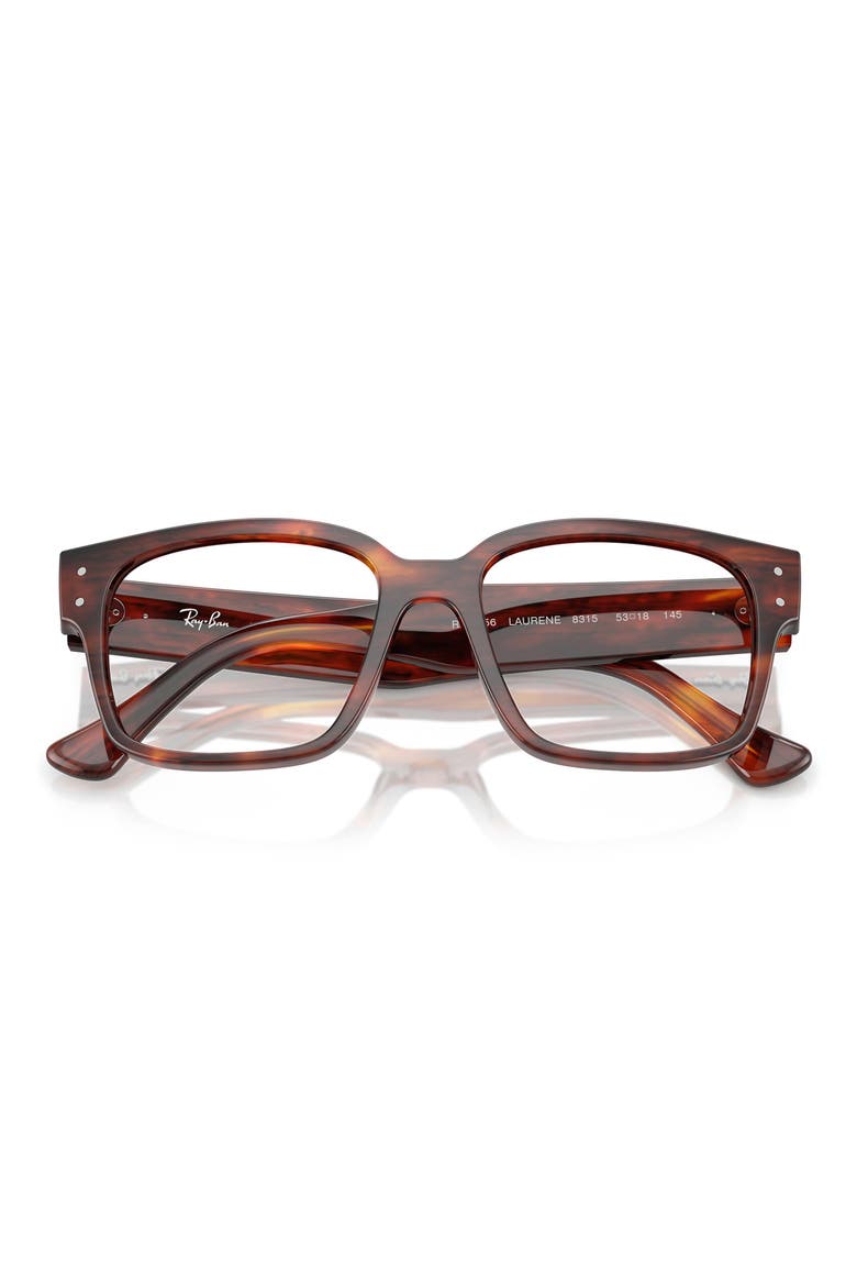 51mm Square optical glasses, Alternate, color, STRIPED HAVANA