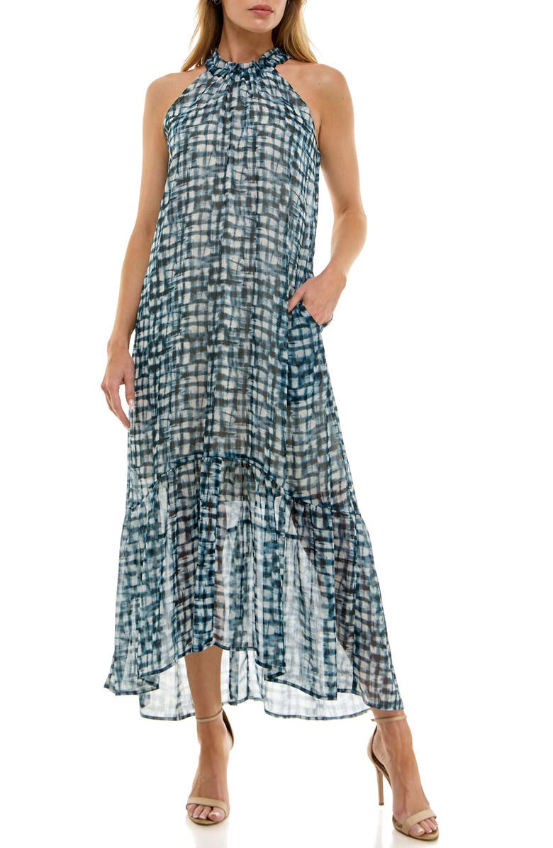 Socialite Halter High-Low Maxi Dress, Main, color,