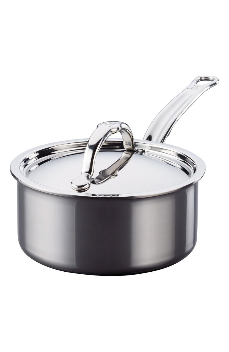 Hestan NanoBond Saucepan with Lid, Main, color,
