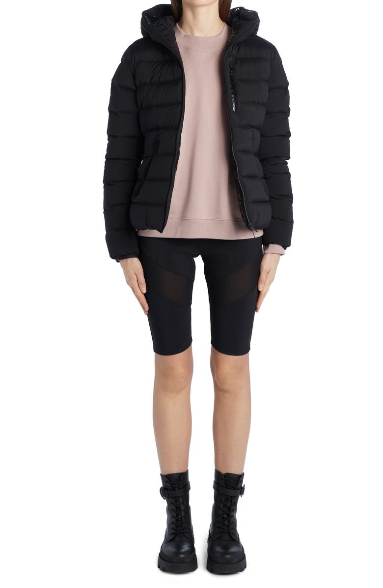 Moncler Logo Colorblock Cotton Sweatshirt, Alternate, color,