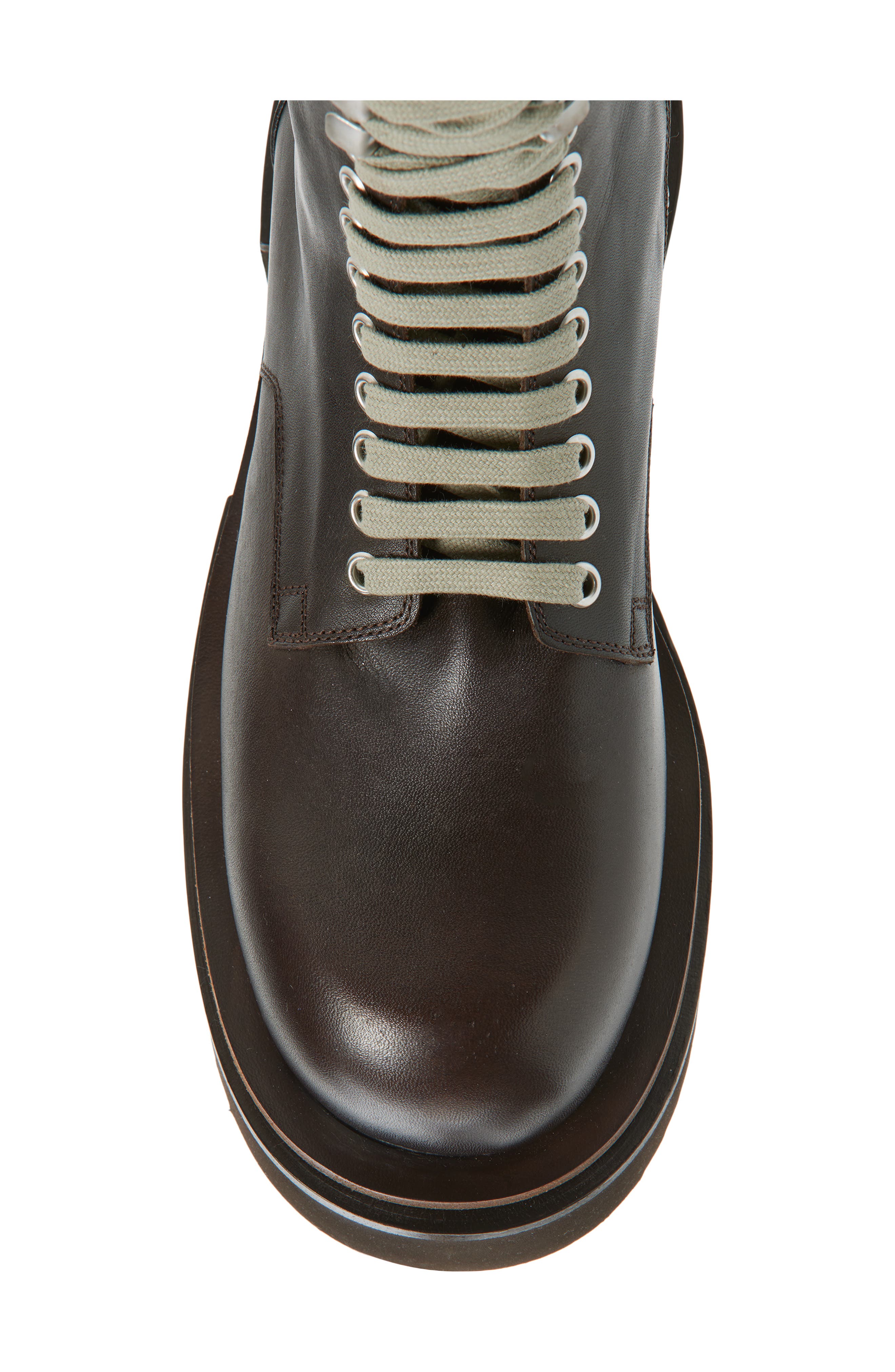 Rick Owens Bogun Platform Lace-Up Boot, Alternate, color, Dark Dust