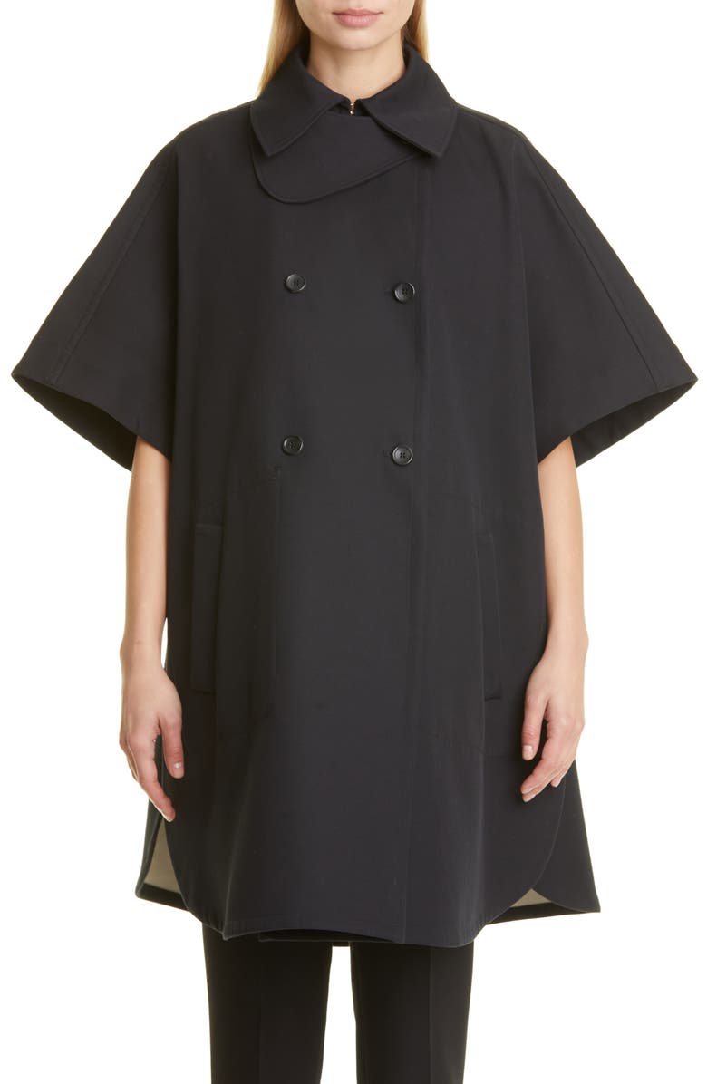 Max Mara Women's Water Resistant Cotton Cape Coat, Main, color, 