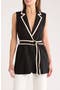 Belted Longline Vest