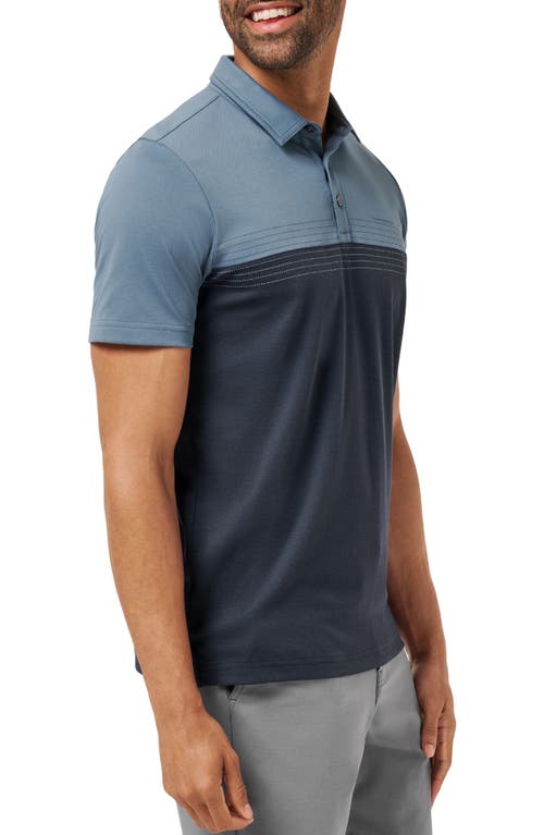 Travismathew Chapter Flight Cotton Blend Polo In Brown