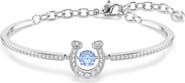 Swarovski Symbolica Swarovski Dancing Crystal Horseshoe Bangle Bracelet