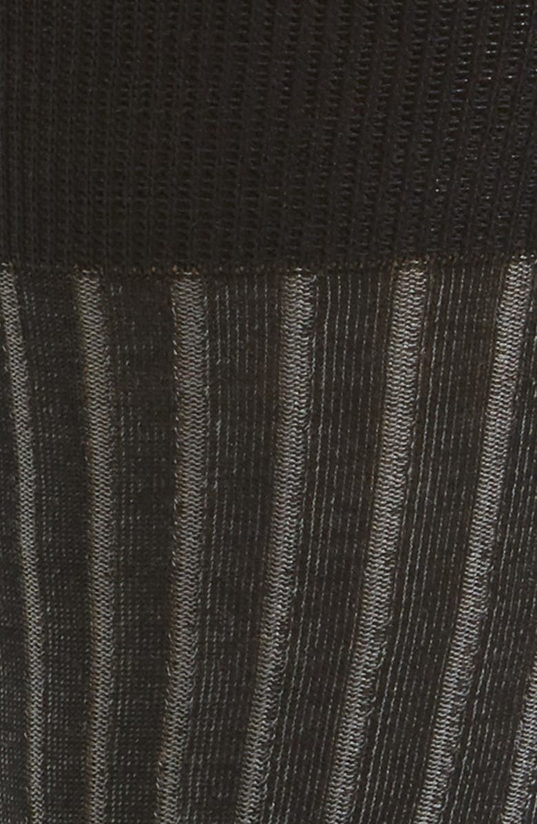 Falke Shadow Cotton Socks, Alternate, color, Black/ Grey