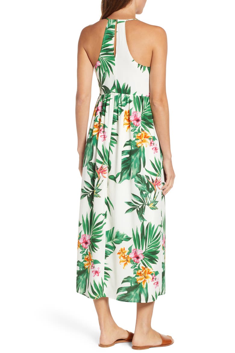 Gibson x Hi Sugarplum! Palm Springs Festival Maxi Dress (Nordstrom Exclusive), Alternate, color, BIRD OF PARADISE