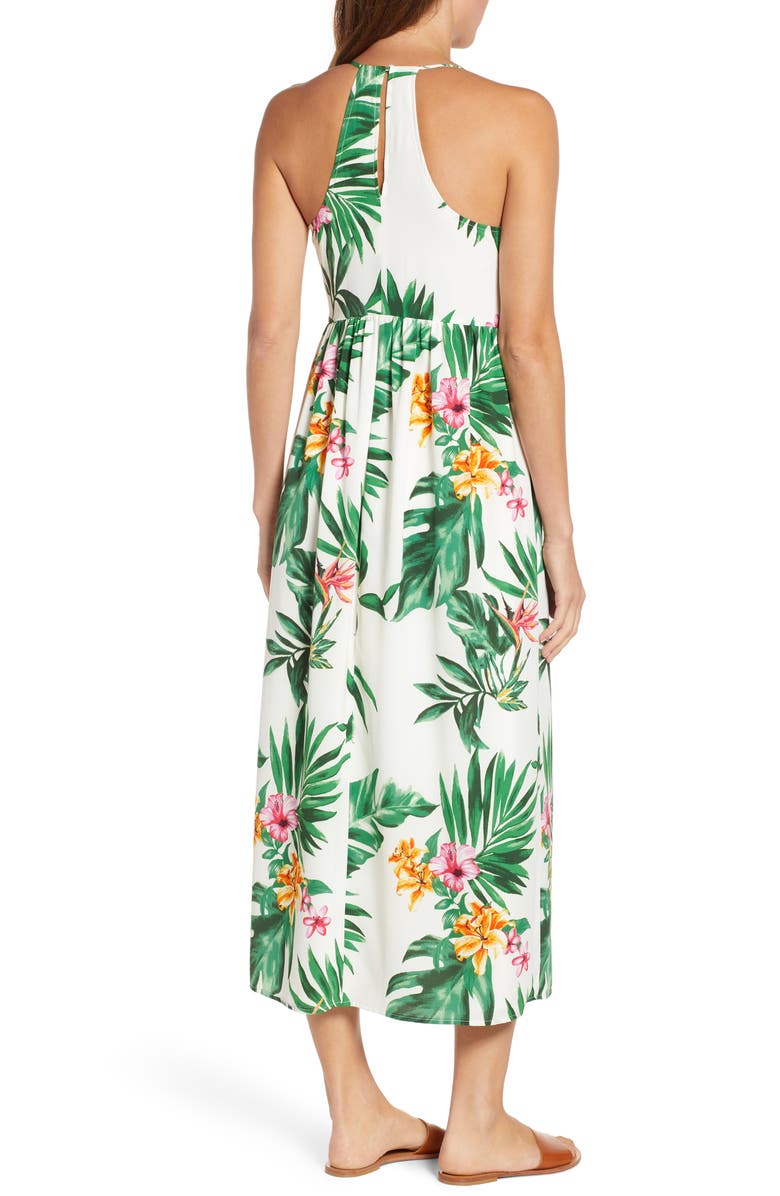 GIBSONLOOK Gibson x Hi Sugarplum! Palm Springs Festival Maxi Dress, Alternate, color, 