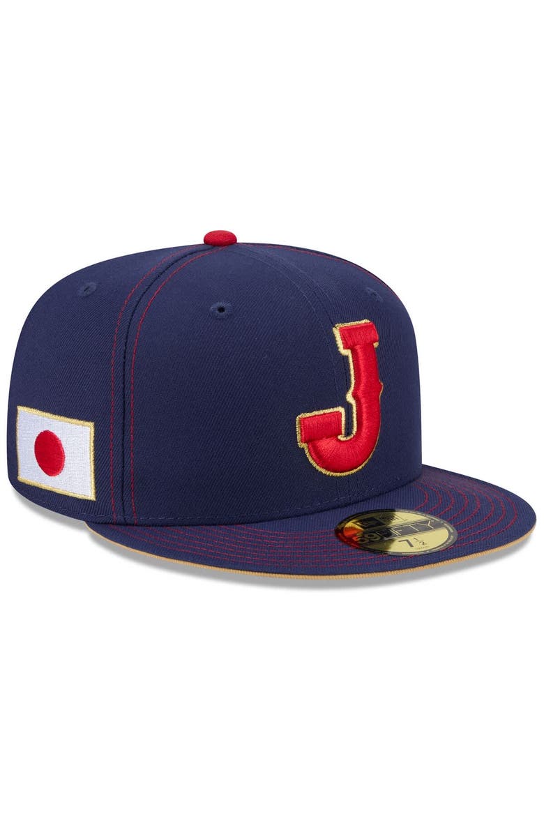 Men's New Era  Navy Japan Baseball 2026 World Baseball Classic 59FIFTY Fitted Hat, Main, color, Navy
