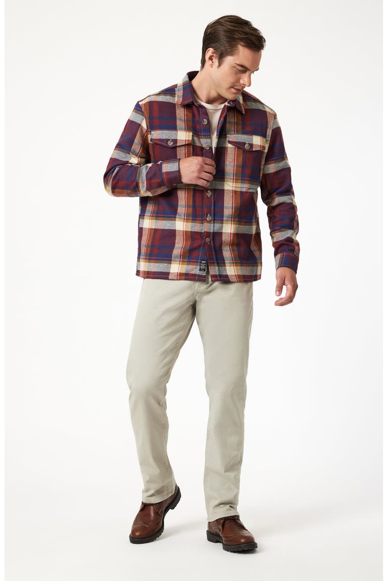 Matt Relaxed Straight Leg 5-Pocket Pants, Alternate, color, SILVER CASUAL TWILL