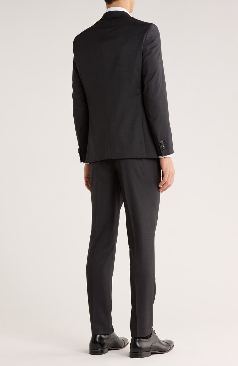 Original Penguin Two Button Wool Blend Two-Piece Suit Set, Alternate, color, Charcoal