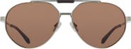 FERRAGAMO 62mm Oversize Aviator Sunglasses