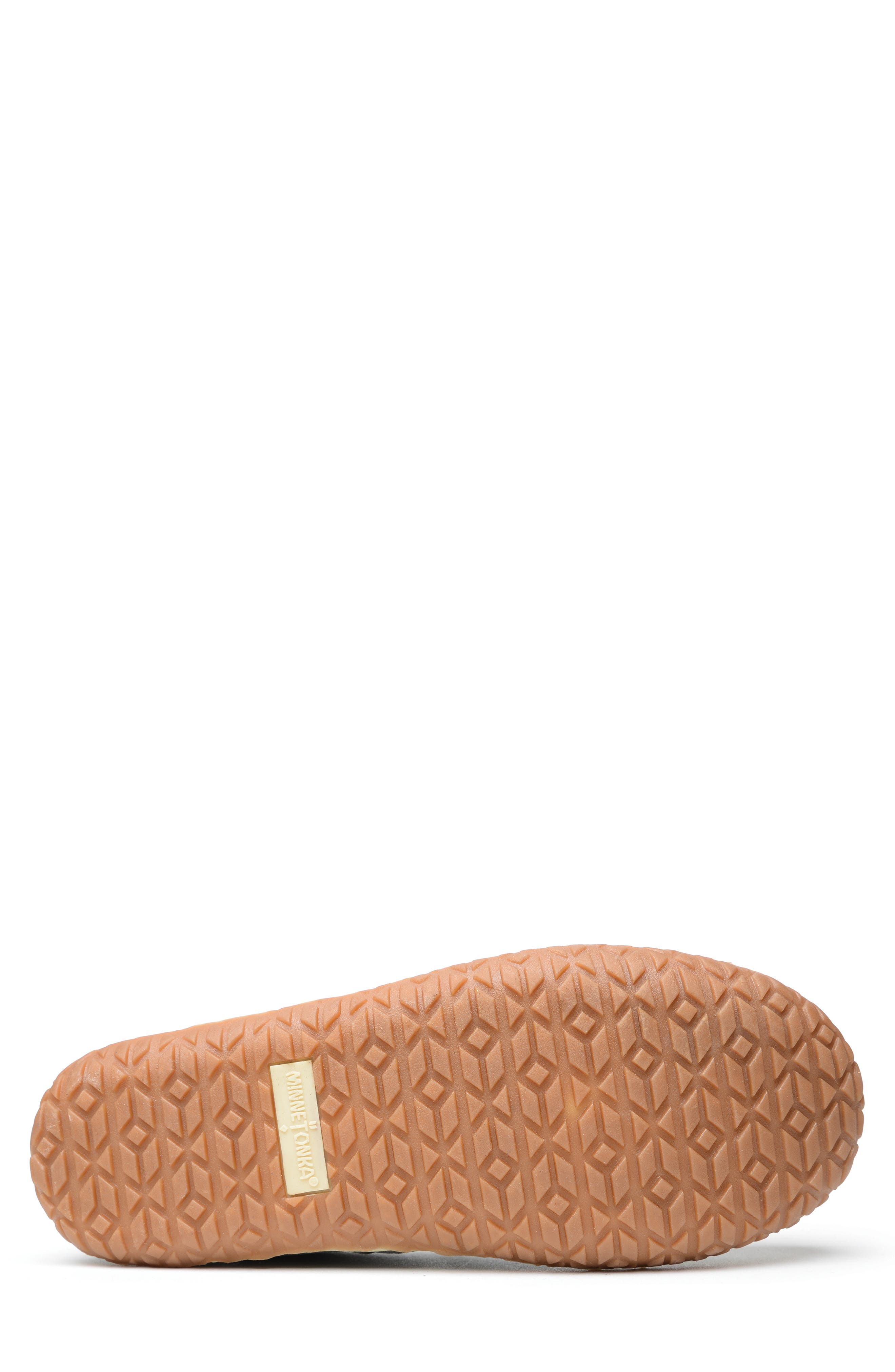 Minnetonka Tilden Faux Shearling Lined Slipper, Alternate, color, Grey