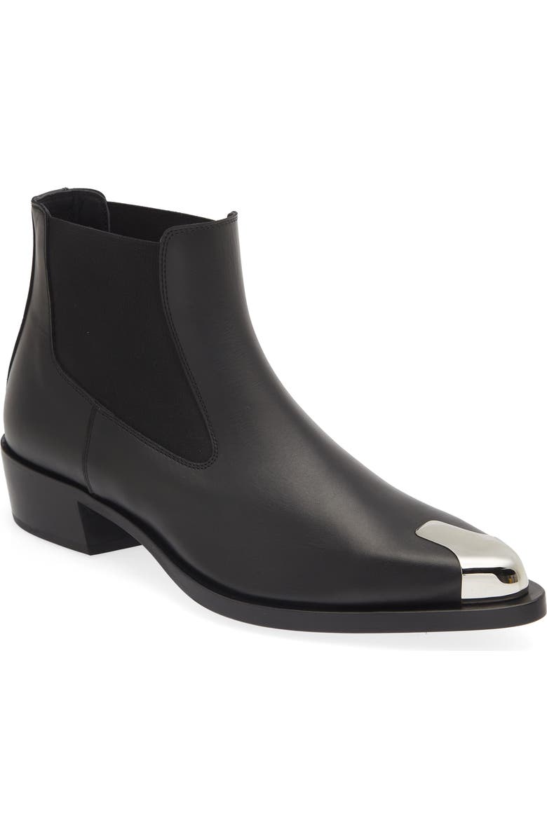 McQueen Punk Chelsea Boot, Main, color,