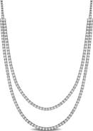 Julianna B. 8 7/8ct. t.w. Lab-Grown Diamond Double Strand Necklace 14k