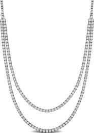 Julianna B. 8 7/8ct. t.w. Lab-Grown Diamond Double Strand Necklace 14k