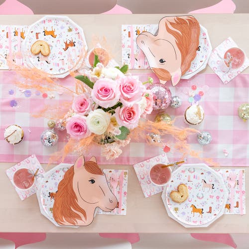 Daydream Society Pony Tales Pony Head Large Plates In Assorted Pre-pack