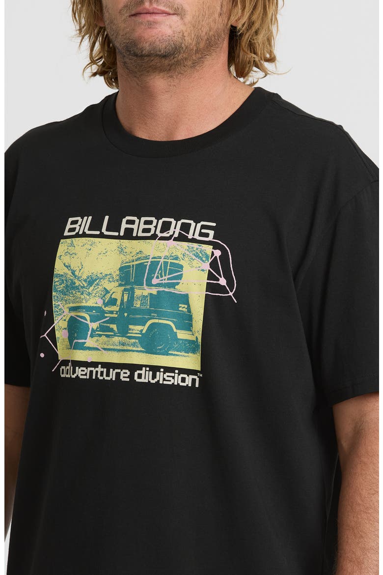 Stacked Adventure Division Graphic T-Shirt, Alternate, color, BLACK