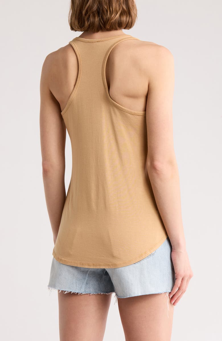 GO COUTURE Rounded Racerback Tank, Alternate, color, Cocoon