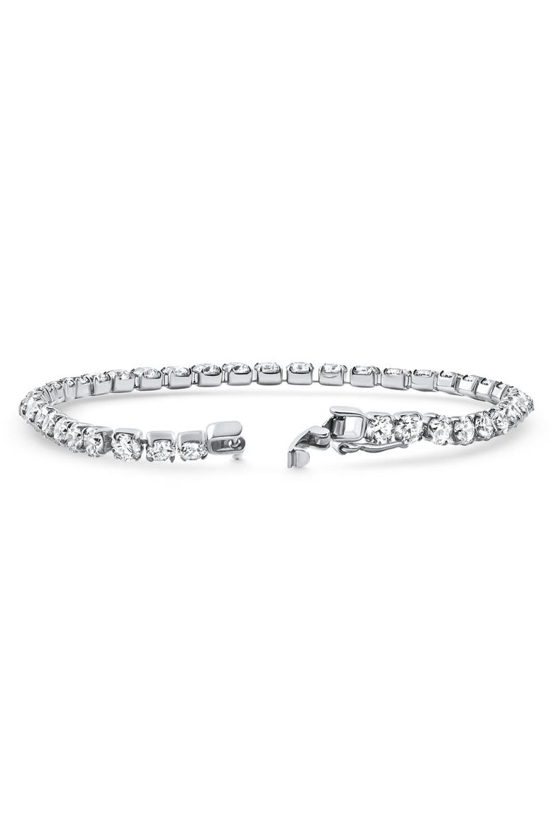 Platinum 6Ct Diamond Tennis Bracelet 7" Lab Grown, Alternate, color, Platinum
