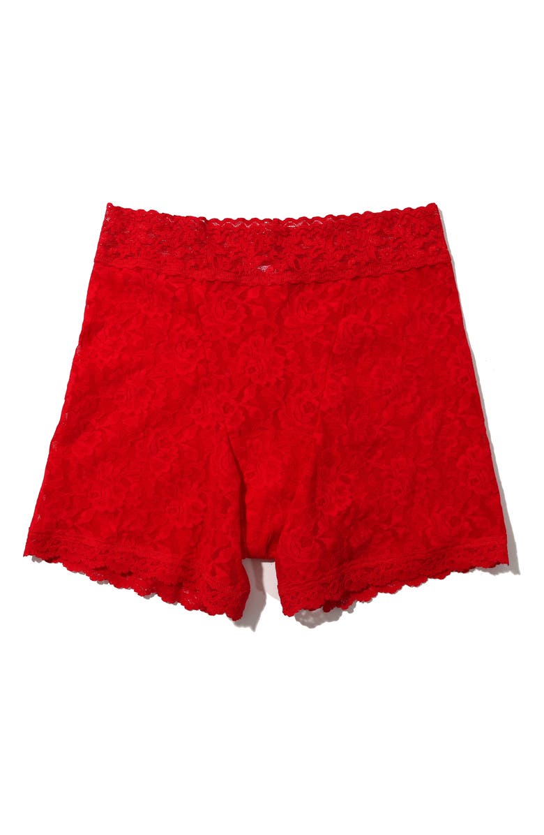 Hanky Panky Signature Lace Boxer Briefs, Alternate, color, Red