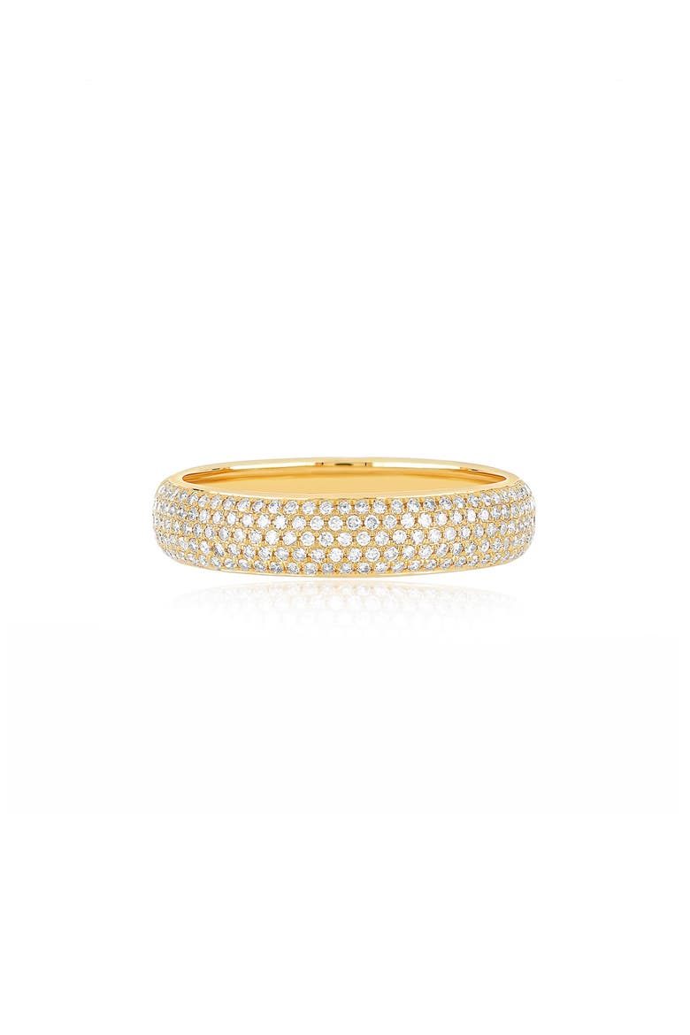 Pavé Diamond Bubble Ring, Main, color, 14K YELLOW GOLD