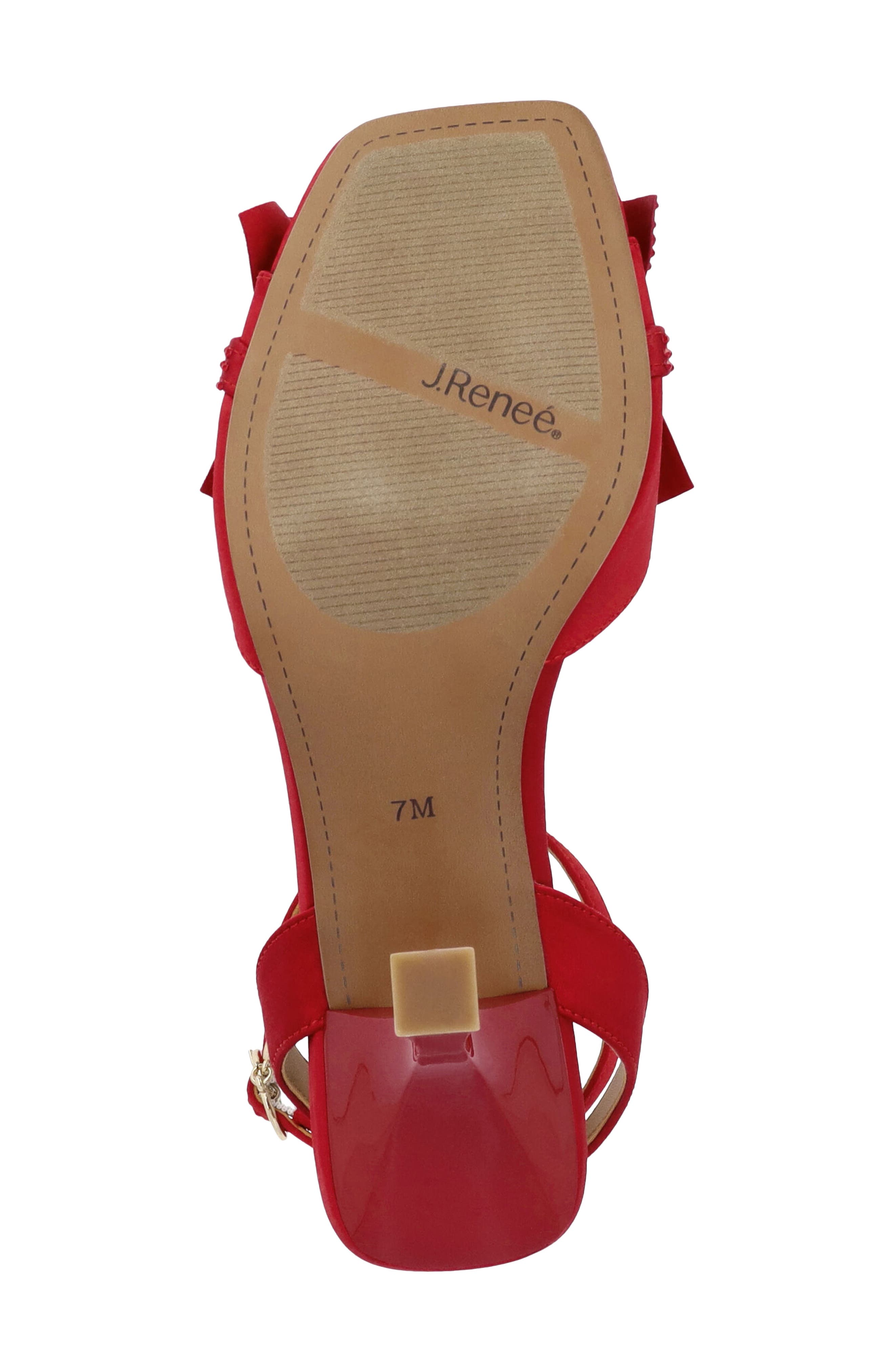 Almita Ankle Strap Sandal, Alternate, color, RED