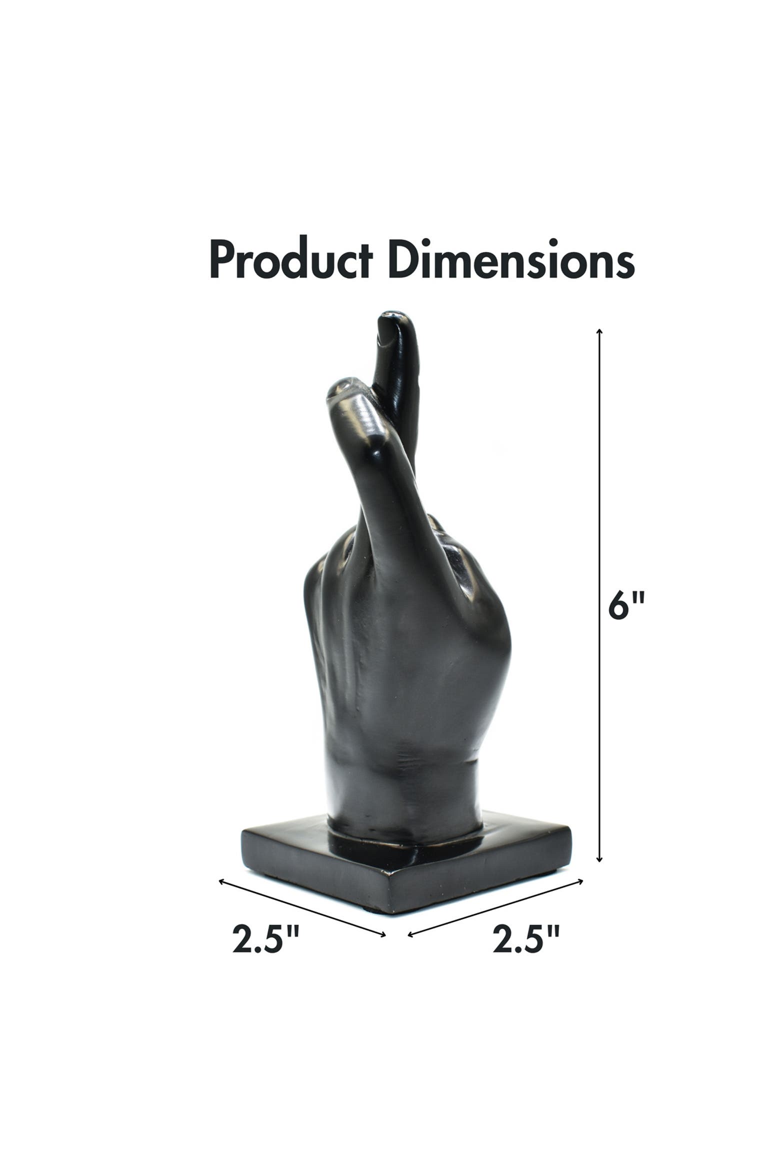 Kinetic Electronics KINETIC Fingers Crossed Sculpture | Nordstromrack
