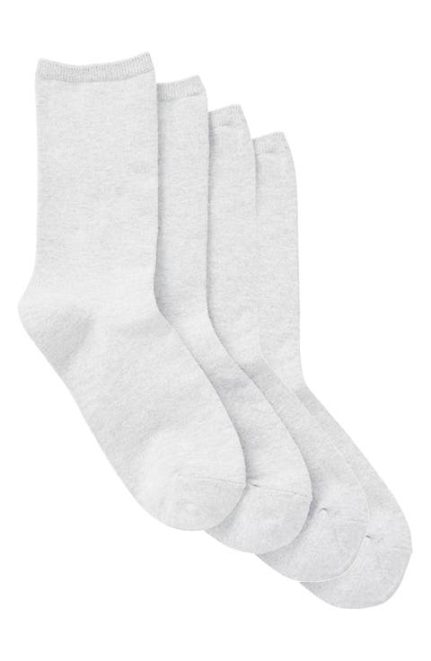 4-Pack Comfort Crew Socks