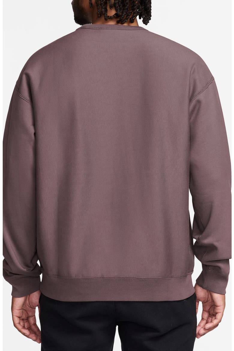 Fleece Crewneck Sweatshirt, Alternate, color, TATTOO/ WHITE