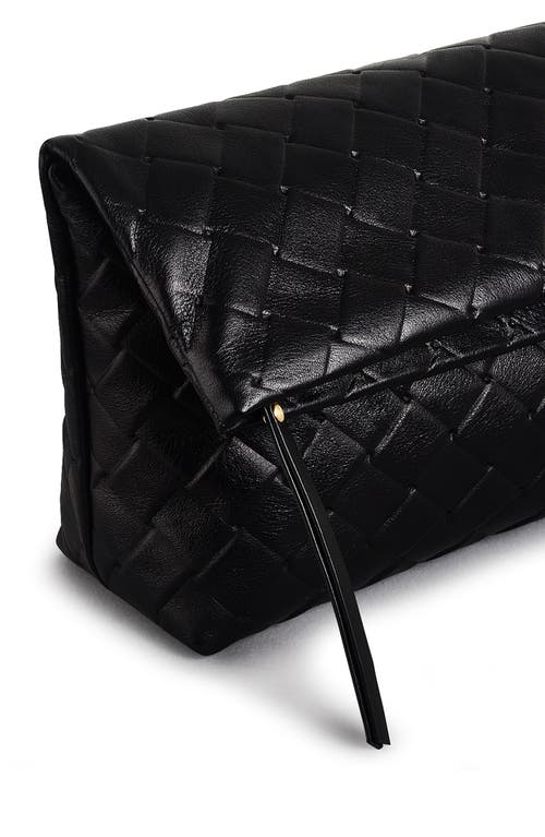 Radley Weaver Lane Medium Flapover Clutch In Black