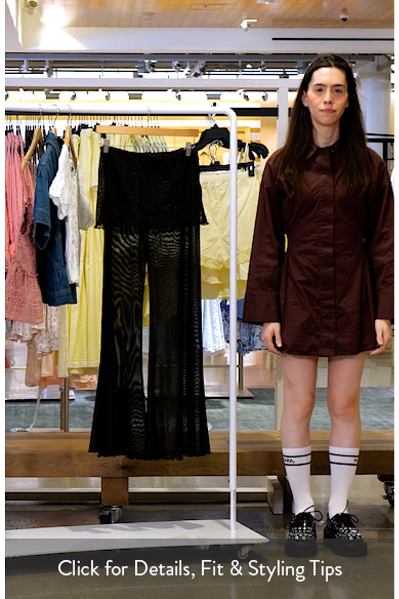 Veada Sheer Flare Pants video