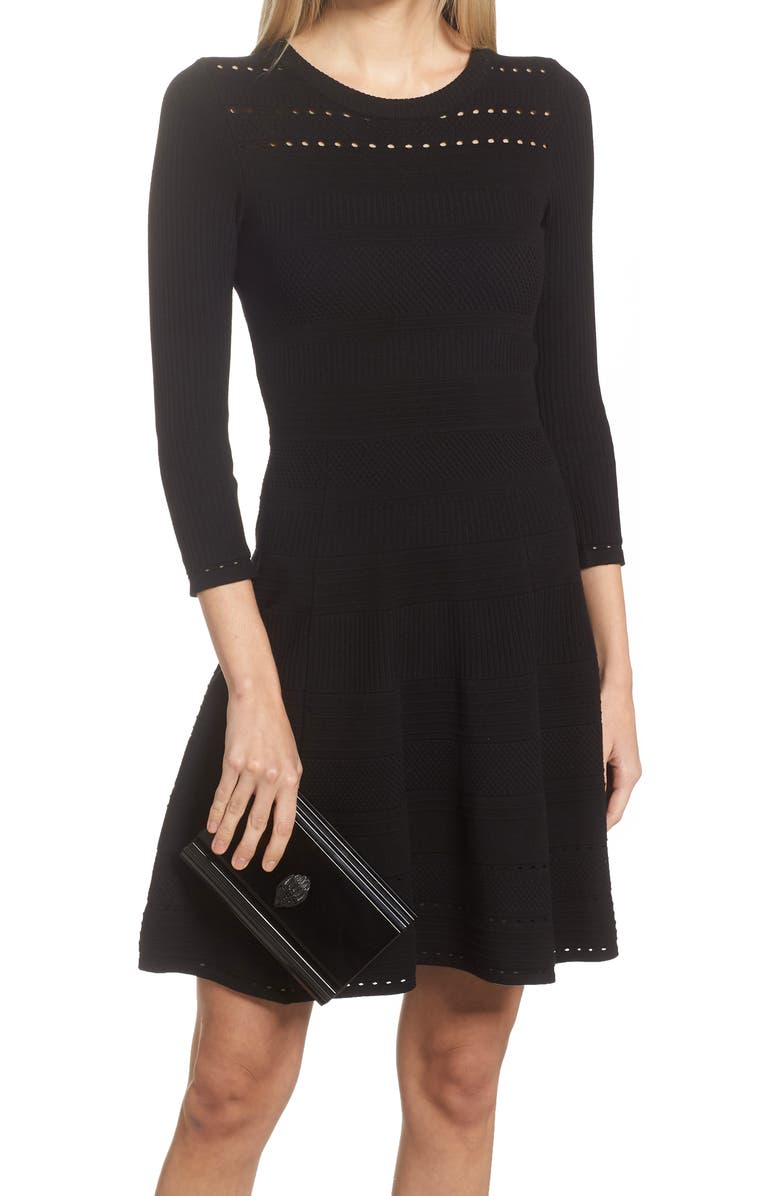 Kurt Geiger London Party Eagle Drench Clutch, Alternate, color, Black