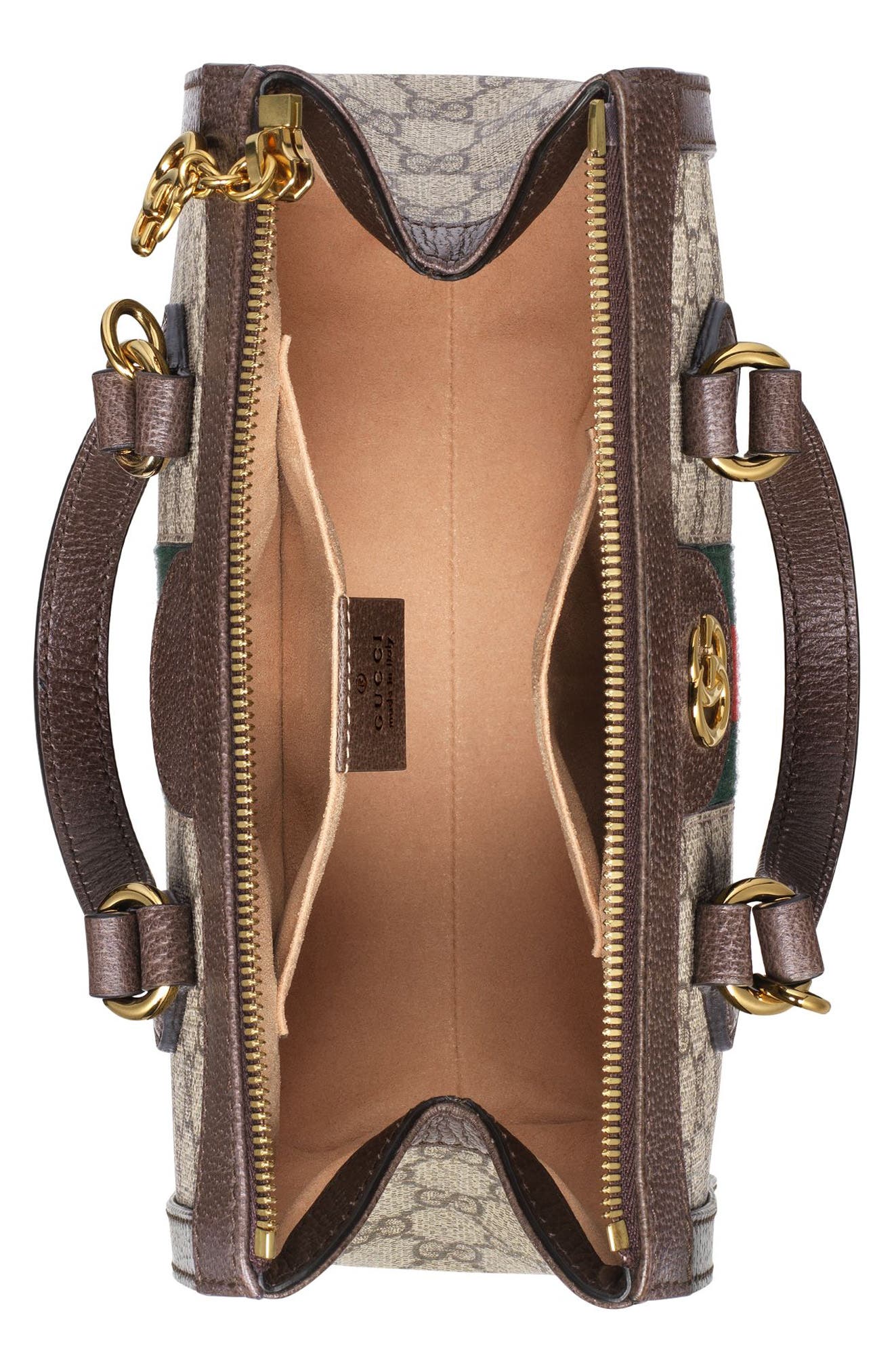 Gucci Small Canvas Satchel, Alternate, color, 