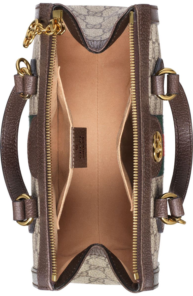 Gucci Small Canvas Satchel, Alternate, color,