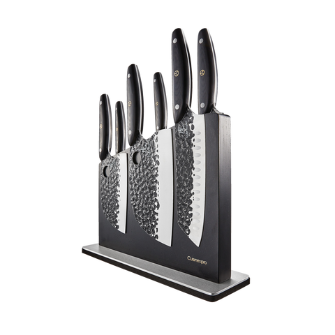 KUROI KIBA 7-Piece Knife Block