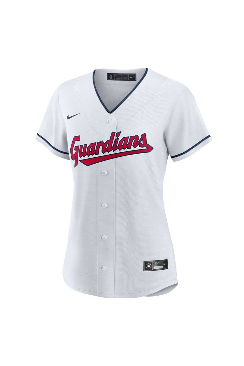 Women's Nike Jose Ramirez White Cleveland Guardians Home Replica Player Jersey, Alternate, color, White