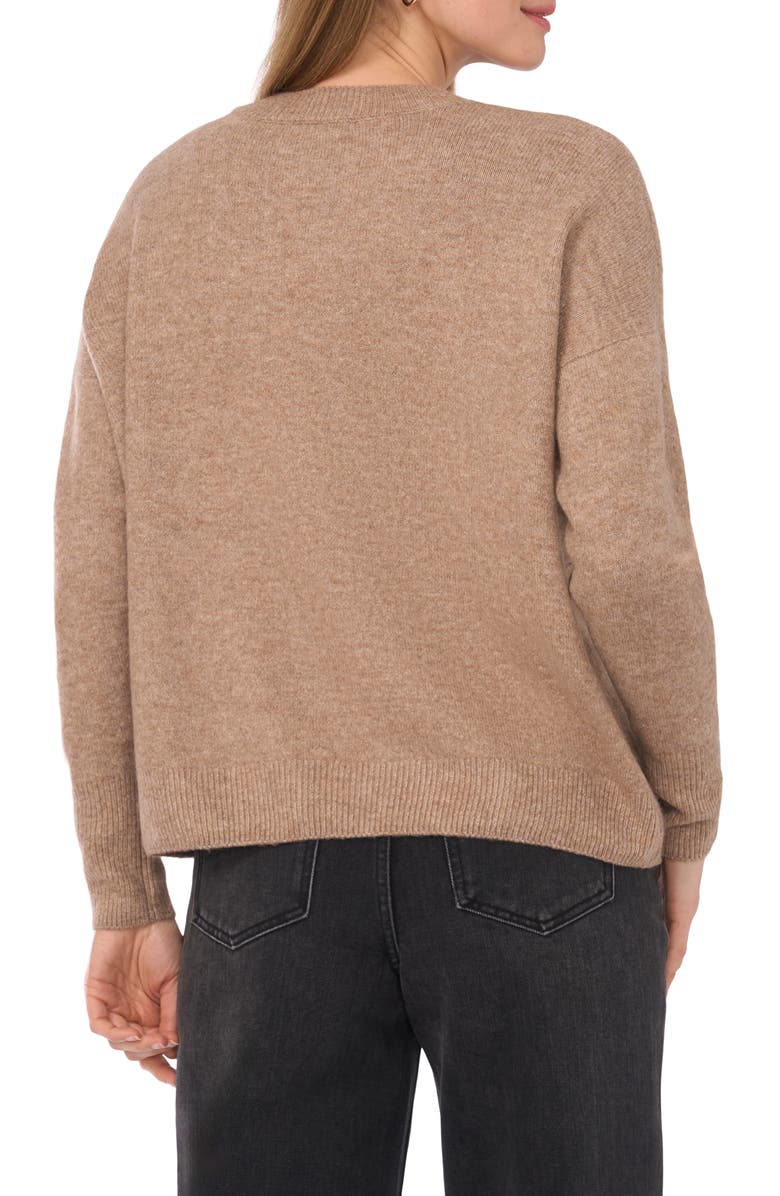 Halogen<sup>®</sup> Large Argyle Sweater, Alternate, color, Taupe