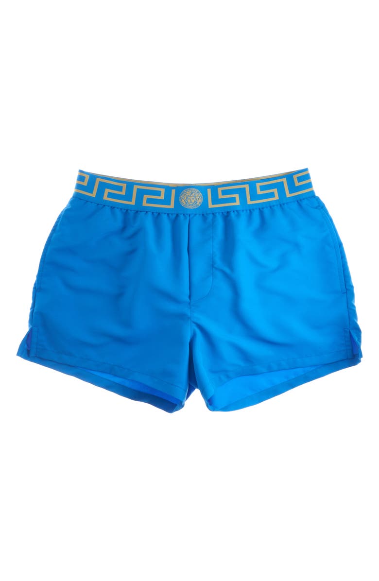 Versace Greca Band Swim Trunks, Alternate, color, 