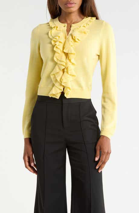 Dollie Ruffle Trim Cardigan