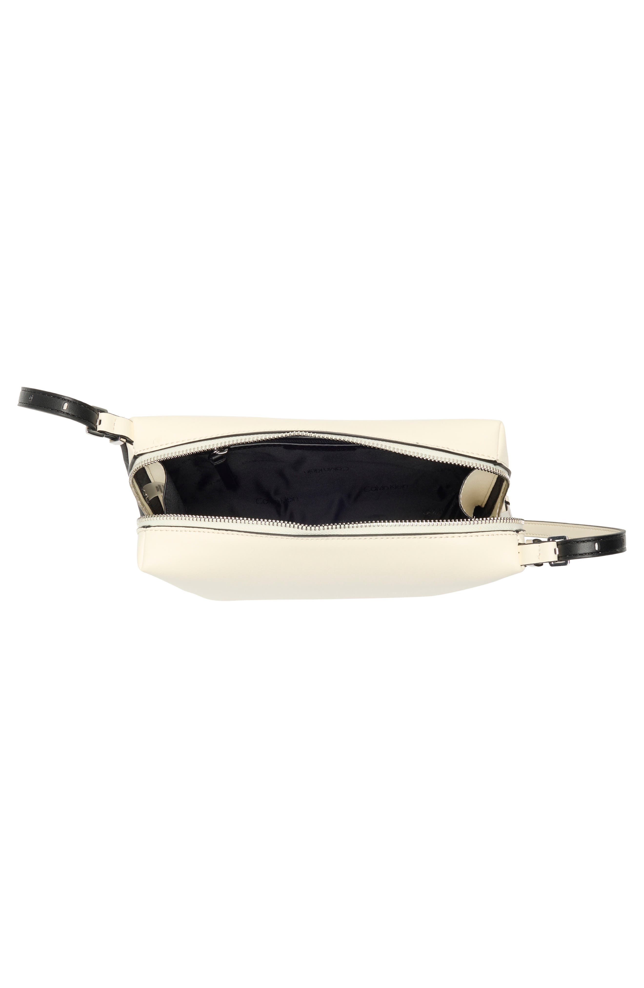 Calvin Klein Lowne Crossbody Bag, Alternate, color, White Black