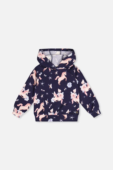 Elastic Cuffs Gummy Bears Raglan Sleeves Hoodie